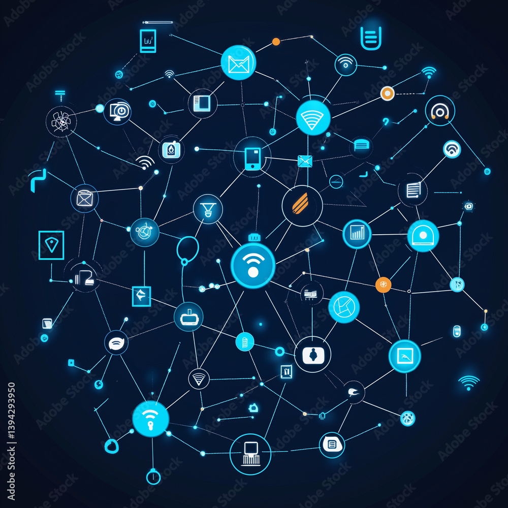 Internet of Things Network Diagram Internet of Things Network Diagram