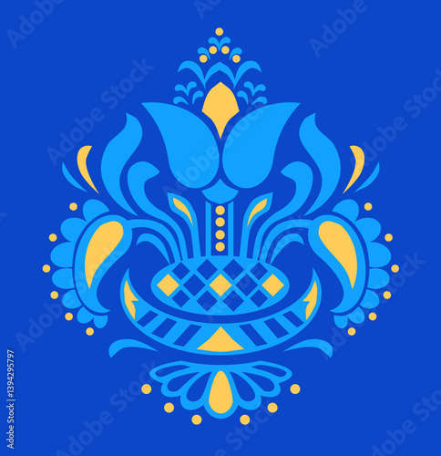 Illustration of  Crimean Tatar pattern 