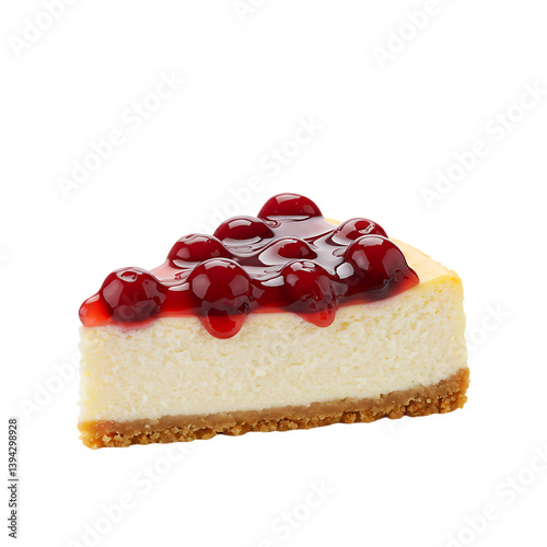 Cherry Cheesecake Slice photo