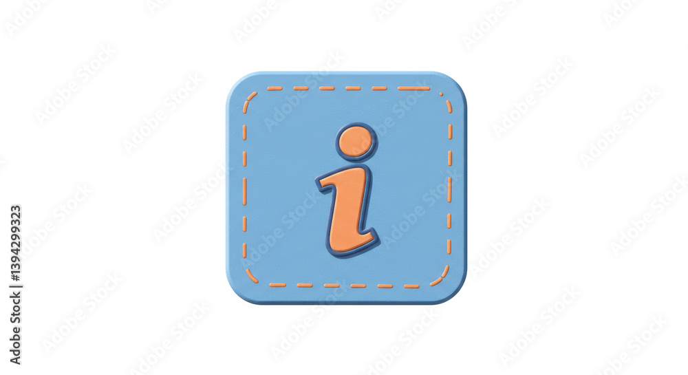 Isolated Information Icon with Letter i FAQ Symbol Isolated Information Icon with Letter i FAQ Symbol