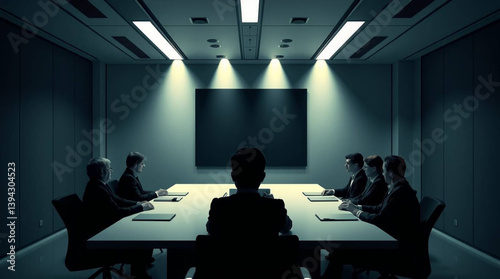 business meeting in conference room