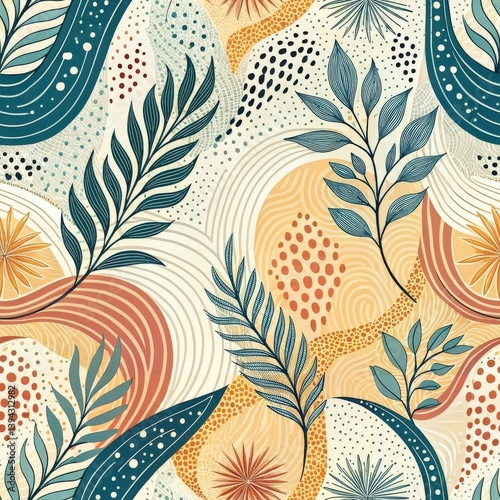 Tropical Rhapsody Seamless Pattern