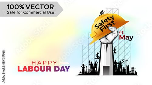 International Labour Day banner Design.