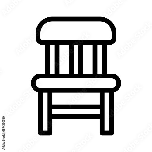chair line icon