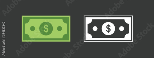 green bill dolar money