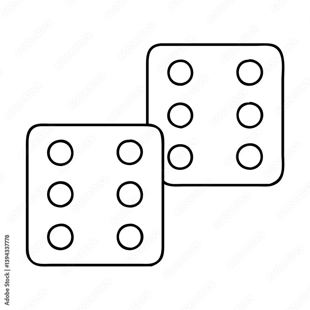 dice icon, dice vector illustration-simple illustration of dice, perfect for dice logos and icons dice icon, dice vector illustration-simple illustration of dice, perfect for dice logos and icons