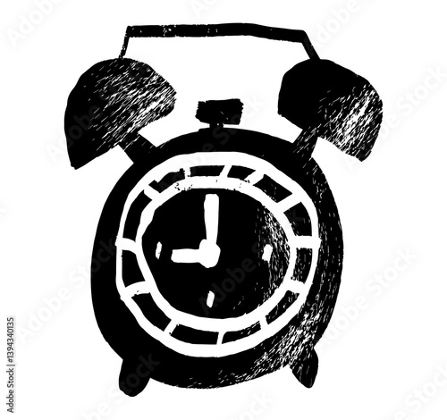 Countdown, deadline, time limit concept. Hours running out on clock, alarm, timer. Last chance, final minutes, urgency, punctuality. Flat graphic vector illustration isolated on white background