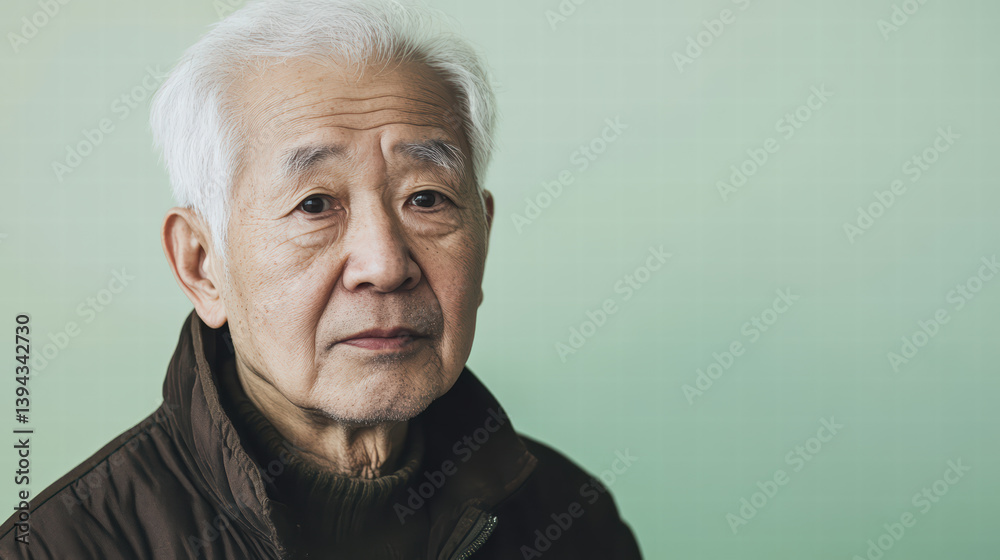 A Moment of Serenity: A portrait captures the focused gaze of an elder gentleman, his weathered face reflecting a lifetime of experiences. A Moment of Serenity: A portrait captures the focused gaze of an elder gentleman, his weathered face reflecting a lifetime of experiences.