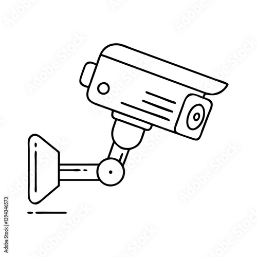 surveillance camera icon, surveillance camera vector illustration-simple illustration of surveillance camera, perfect for surveillance camera logos and icons