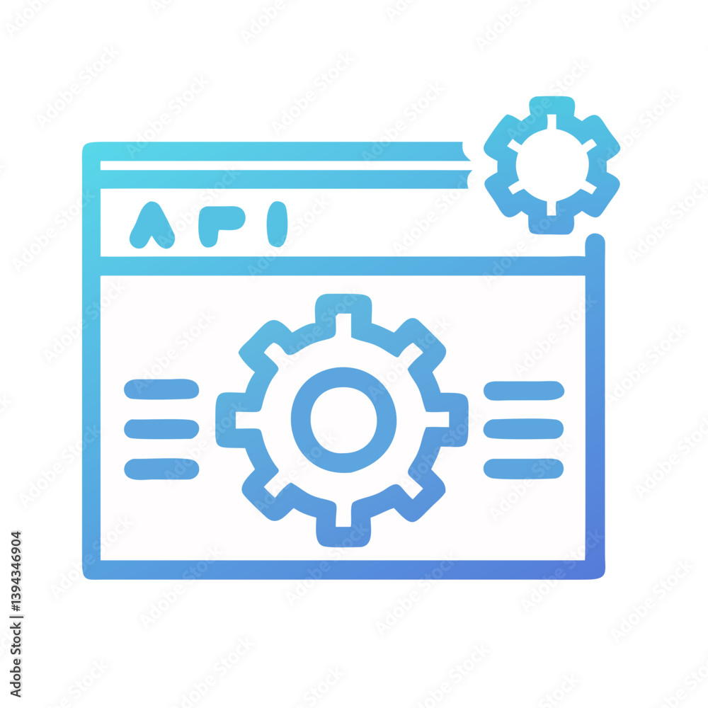 Innovative API Endpoint Technology Icon Innovative API Endpoint Technology Icon