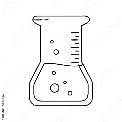 beaker icon, beaker vector illustration-simple illustration of beaker, perfect for beaker logos and icons