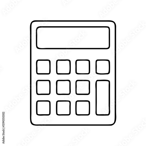 calculator icon, calculator vector illustration-simple illustration of calculator, perfect for calculator logos and icons
