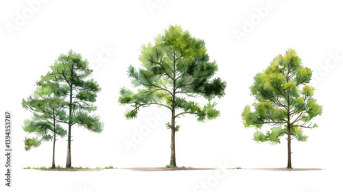 watercolor tree