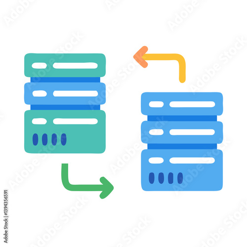  Comprehensive Data Replication Icon