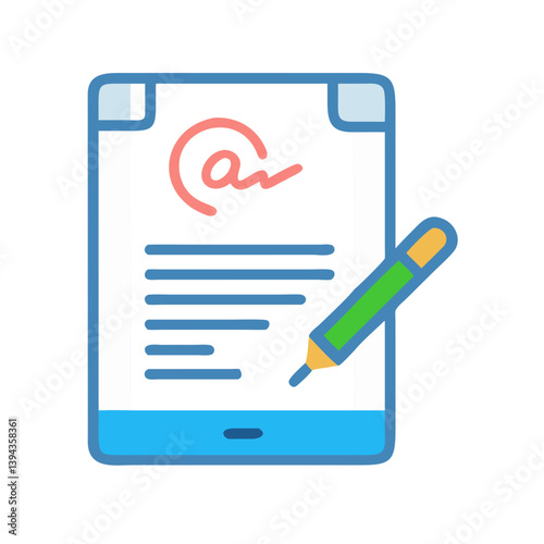  Stylish Digital Signature Icon