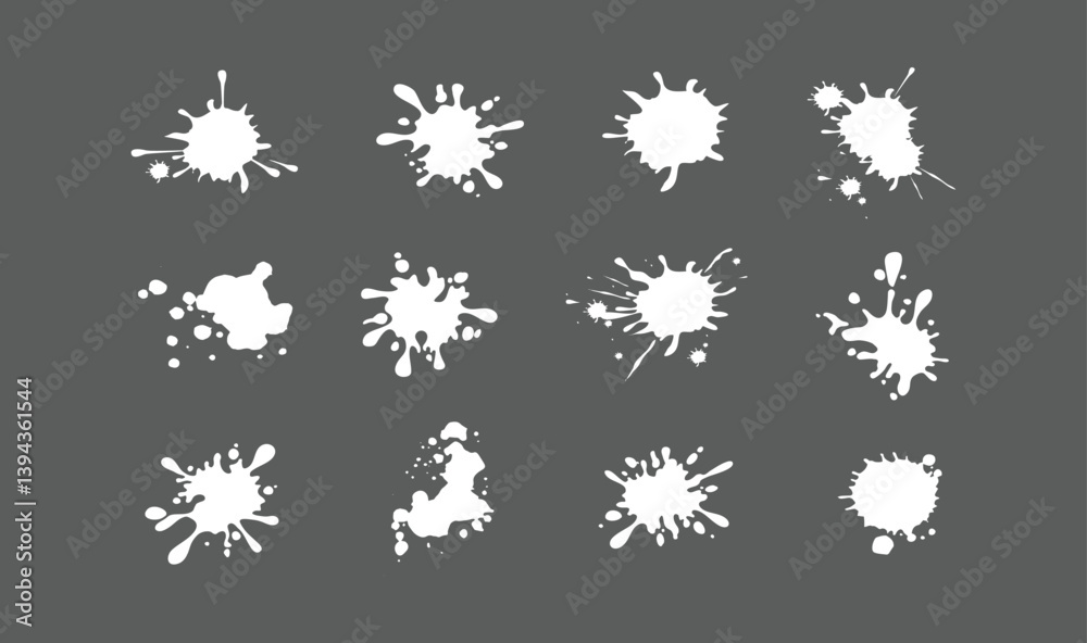 Spray painted texture. Paint splatter dots, graffiti drips and sprayed paints. Street art print, vandalism paint circle splat spot grungy silhouette. Isolated vector symbols set Spray painted texture. Paint splatter dots, graffiti drips and sprayed paints. Street art print, vandalism paint circle splat spot grungy silhouette. Isolated vector symbols set