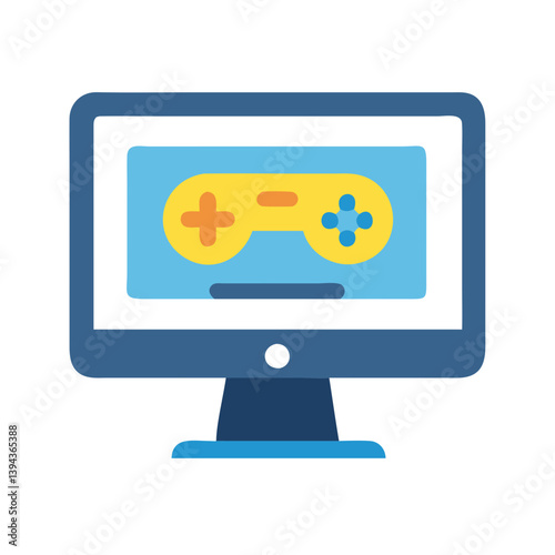  Stylish Gaming Monitor Icon