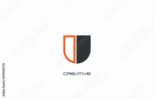 initial abstract U, U logo, creative U logo, creative logo U, vector
