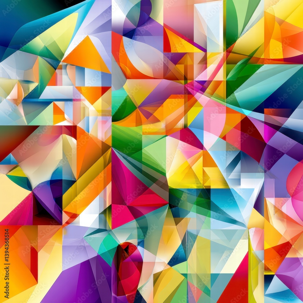 Obraz premium abstract background with triangles