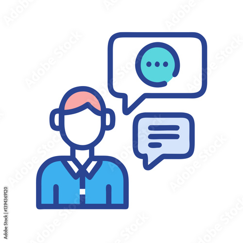  Interpreter Icon for Language Translation Services