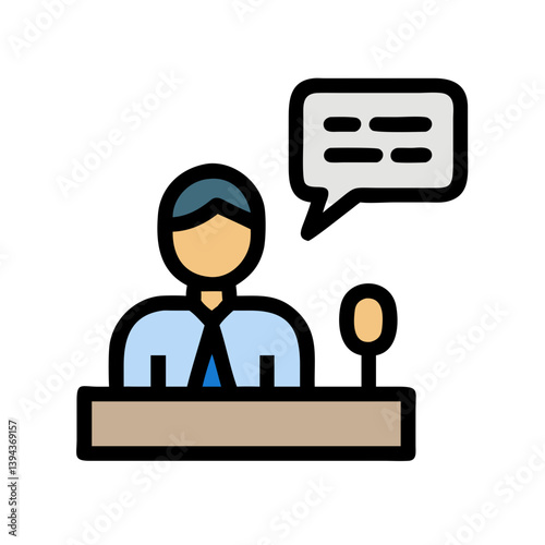  Stylish Interpreter Icon for Communication