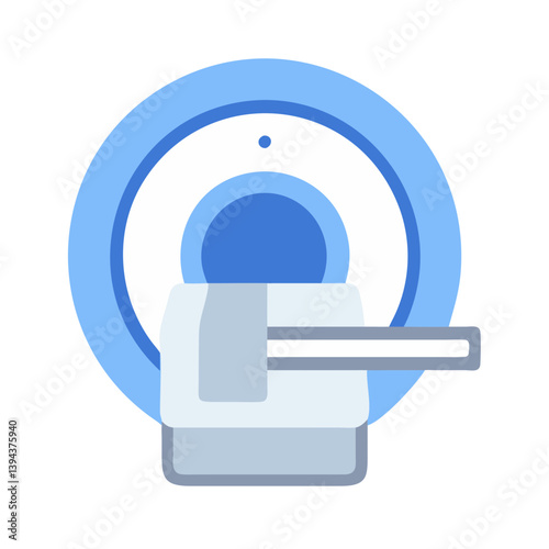  Stylish MRI Scanner Icon Design