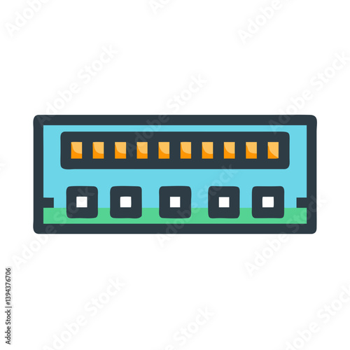  Network Patch Panel Icon for Connectivity