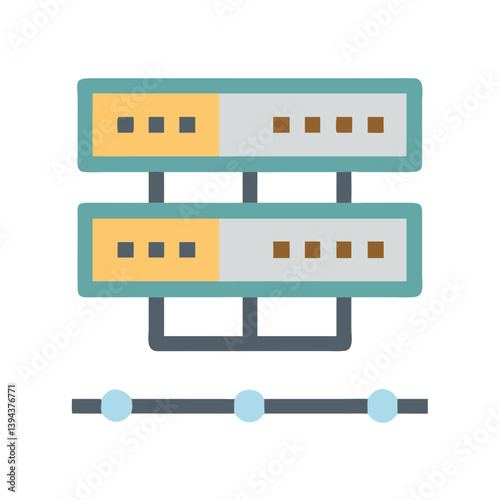  Network Switch Icon for Data Management