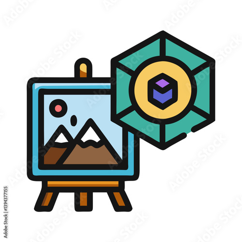  Stylish NFT Art Icon Design