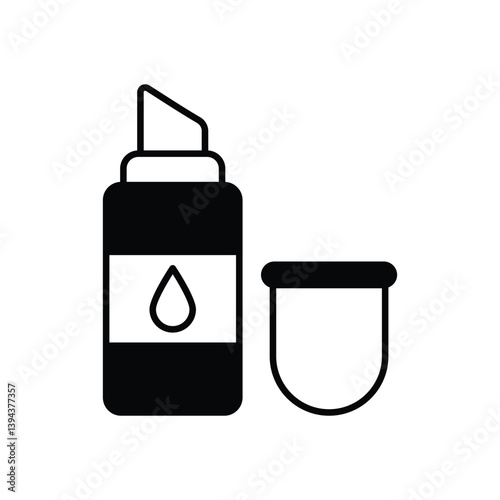 Lip Balm vector icon stock illustration