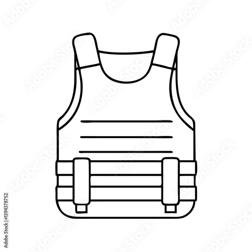 bulletproof vest icon, bulletproof vest vector illustration-simple illustration of bulletproof vest, perfect for bulletproof vest logos and icons