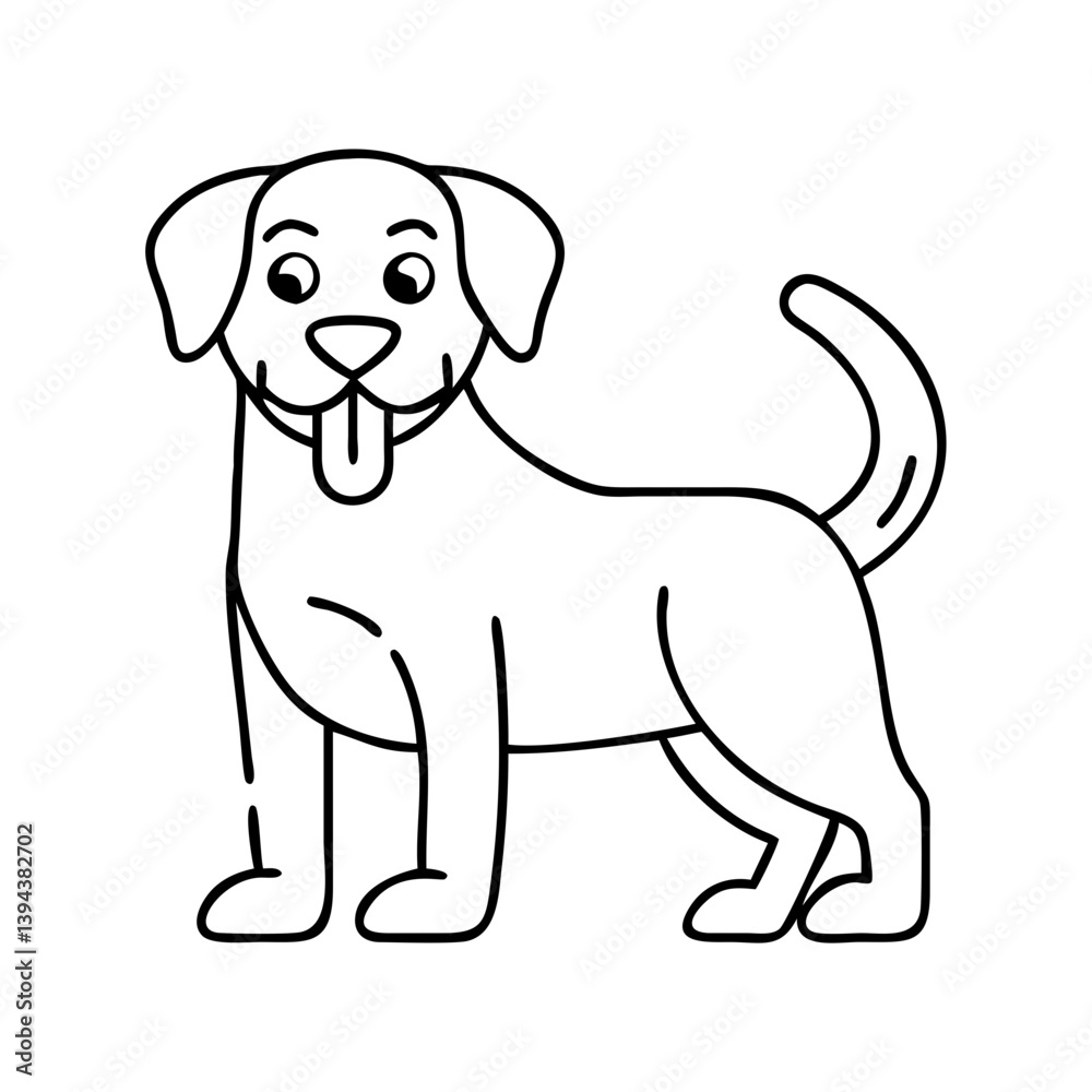 dog icon, dog vector illustration-simple illustration of dog, perfect for dog logos and icons dog icon, dog vector illustration-simple illustration of dog, perfect for dog logos and icons