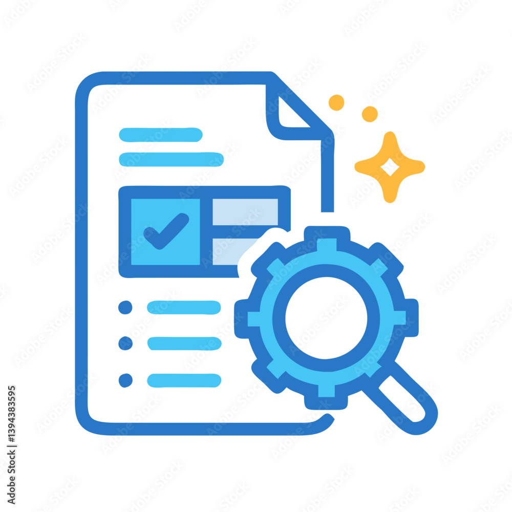 Creative Query Optimization Icon Representation Creative Query Optimization Icon Representation
