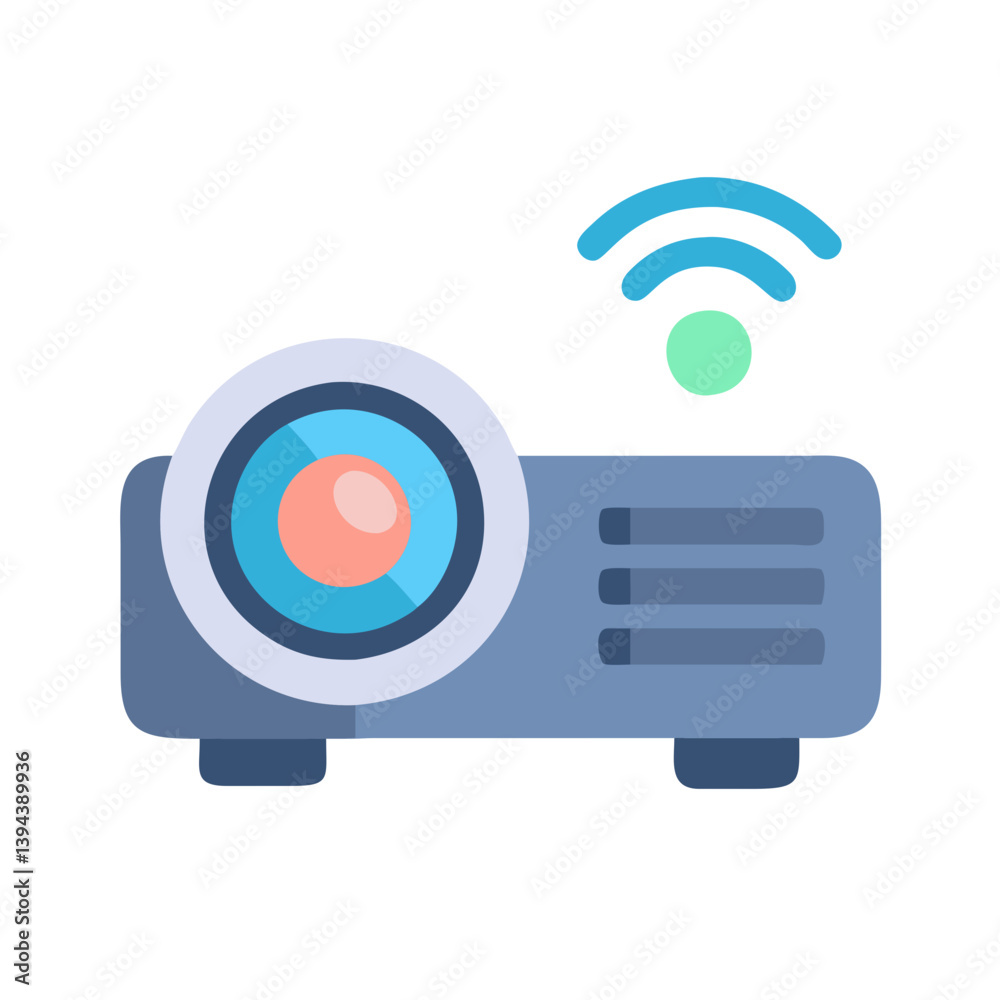 Innovative Smart Projector Design Icon Innovative Smart Projector Design Icon