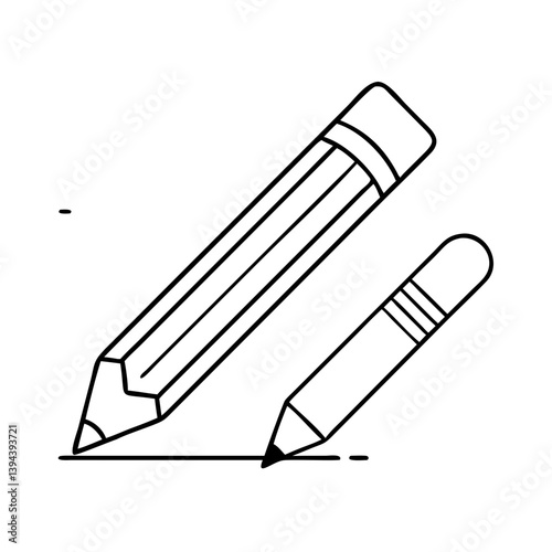 pencil icon, pencil vector illustration-simple illustration of pencil, perfect for pencil logos and icons