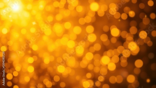 golden bokeh background
