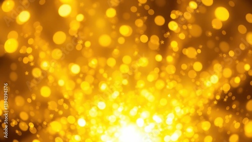 golden bokeh background