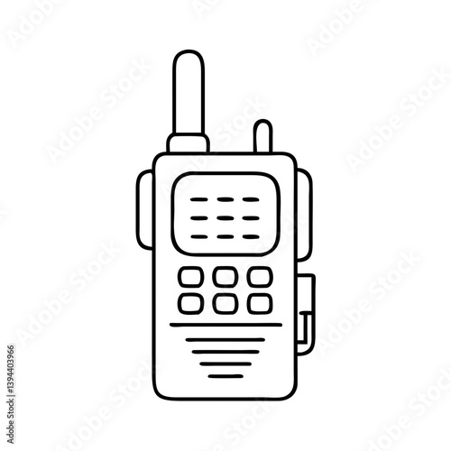 walkie talkie icon, walkie talkie vector illustration-simple illustration of walkie talkie, perfect for walkie talkie logos and icons