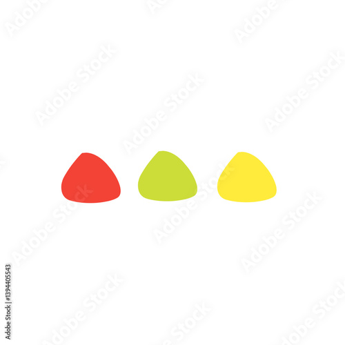 candy with various colors and shapes