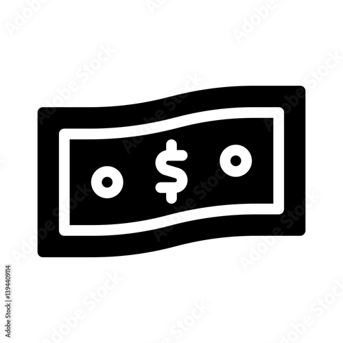 banknote glyph icon
