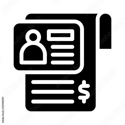 collateral glyph icon