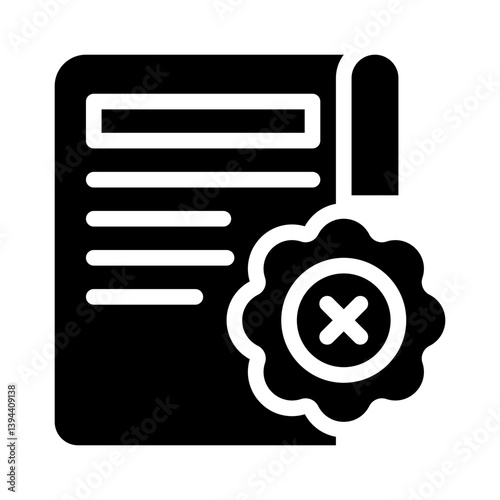 denied glyph icon