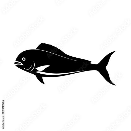 dorado mahi mahi icon, dorado mahi mahi line art - simple line art of dorado mahi mahi, perfect for dorado mahi mahi logos and icons