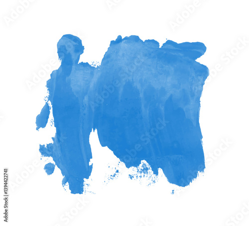 Paint smear, brush stroke texture. Color swatch, brushstroke. Hand-painted fl...