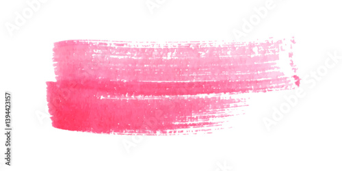 Brushstroke texture. Brush stroke, paint smear effect. Cosmetic product sample. Freehand hand-painted abstract dab, swatch, paintbrush touch. Drawn vector illustration isolated on white background