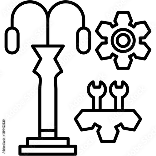 Street Lighting Service Icon