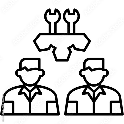 Park Maintenance Crew Icon