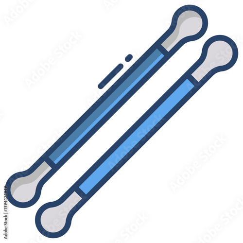Linear color Cotton Swab icon