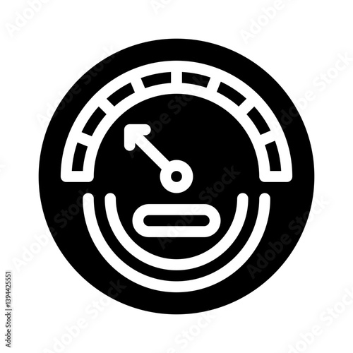 gauge glyph icon