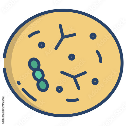 Linear color Probiotics icon